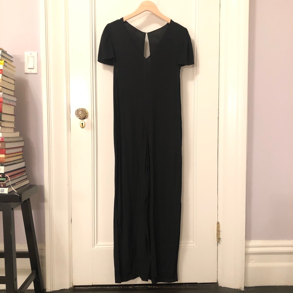 Reformation backless jumpsuit.